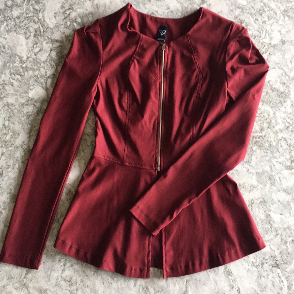 NWOT Peplum Top